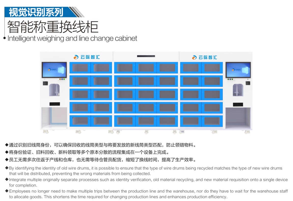 智能视觉换线柜